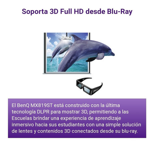 Proyector Interactivotiro Corto Benq