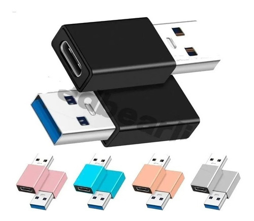 Adaptador Usb Macho A Usb Tipo C Hembra Nuevo