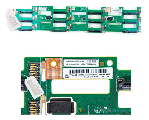 Backplane 742794-001 777284-001 Hds 3.5 12x Baias Hp Dl380g9