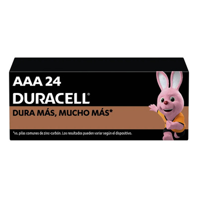 Pilha AAA Duracell Coppertop MN2400 Cilíndrica - kit de 24 unidades | MercadoLivre