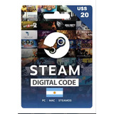 Steam Saldo Argentina - 20 Dolares Digital