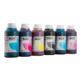 Combo Tinta Sublimacion Aqx Premium 250ml X 6u Para Impresora Epson L805 T50 1430 1410 L1800 +