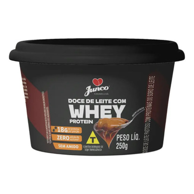 Doce De Leite Com Whey Protein Sem Açucar Junco - Pré Treino, Suplemento, Academia | MercadoLivre