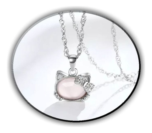 Collar Colgante Hello Kitty Ley Plata 925