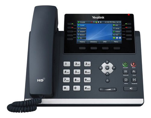 Yealink Telfono Ip T46u, 16 Cuentas Voip. Pantalla A Color D