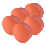 Esponja Naranja Para Pulir 6  / 16 Cm Kit De 5 Pzas