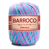 Barbante Barroco Multicolor 400g 452m Fio 6 - Escolha A Cor