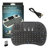 Mini Teclado Sem Fio Touchpad Wireless Wifi Tv Ps3 Android