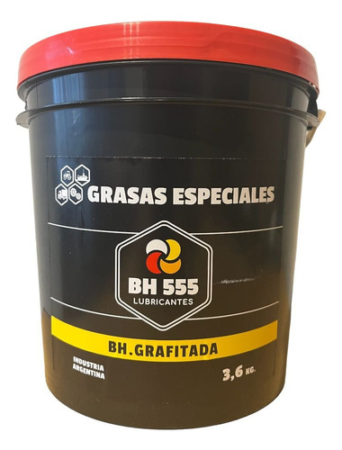 Grasa Grafitada Premium En Balde Facil De Llevar 3.6kg Bh555