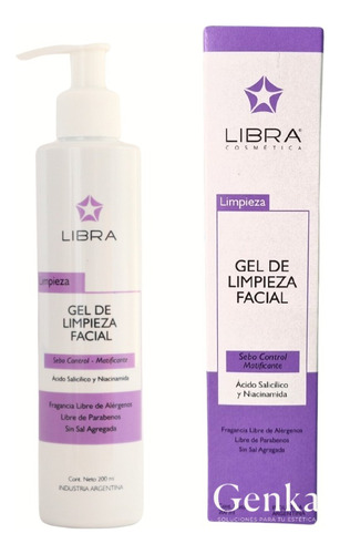 Gel Limpieza Facial Grasa Sebo Niacinamida X 200 Ml Libra