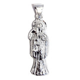 Dije Santa Muerte En 100% Plata Fina Ley 925 Mx