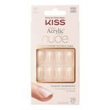 Kit De Uñas Acrílicas Press On  Salón, Forma Squoval, 28 Uña