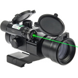 1x30 4 Moa Green Red Dot Mira Para Rifles Con Láser, Picatin