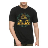 Polera Unisex Zelda Legend Logo Triangulo Algodon Estampado
