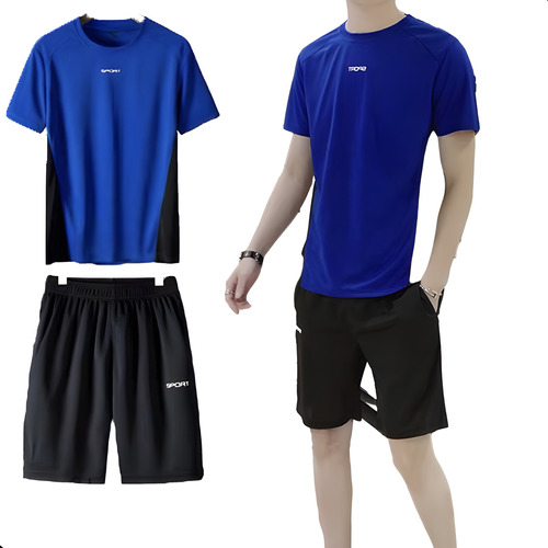 Traje Deportivo De Verano De Dos Piezas Para Hombre