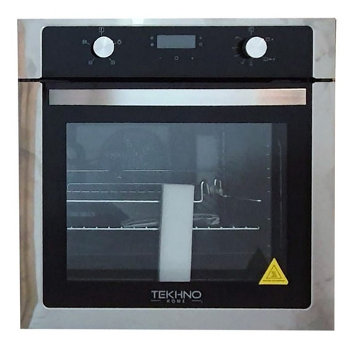 Horno Tekhno-home De 60 Cm  Inox Con Cristal 100% Nuevo