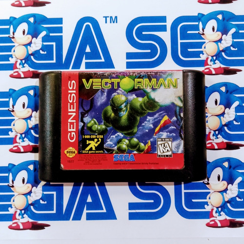 Cartucho De Sega Vectorman 1 (original, Made In U.s.a)