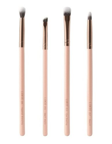 Luxie - Smokey Eye Brush Set-rose Gold Set De Brochas Ojos