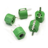 Lote 5x Trimmer Verde Capacitor Variable 9pf A 30pf Itytarg