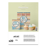 Papel De Matelina Simple Faz 200g A4 20 Hojas Art-jet