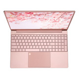 Laptop Rosa De 15.6 Pulgadas Para Windows 11 Para Huella Dig