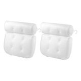 Almohada De Baño De Malla 3d Lavable A Máquina, 2 Unidades