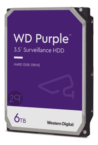 Disco Duro 6tb  Interno Western Digital Wd63purz Purple
