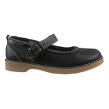 Zapato Escolar Cuero Niña Teener 516-6023 Negro