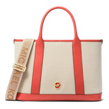 Bolso Satchel Mediano Luisa De Michael Kors, Coral Especiado