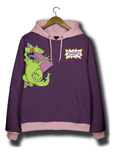 Buzo Hoodie Saco Dama Hombre Tematico Retrolive Rugrats 80´s