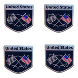 Emblema Bandera Estados Unidos Ford Chevrolet Jeep Dodge Gmc