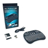 Mini Teclado Touchpad Rgb Smart Tv Pc