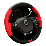 Funda Volante Vw Roja Jetta Virtus Tiguan Golf Polo Gol Piel