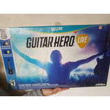 Guitarra Guitar Hero Live Wii U Con Videojuegos Fisico