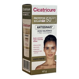 Cicatricure Protetor Solar Facial Fps 50 + Acido Hialurônico