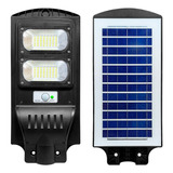 Foco Solar Led De Exterior 120w. Ip65 6500k + Control Remoto