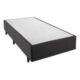 Base Cama Box Herval Solteiro Idea, 39x96x203 Cm, Chumbo