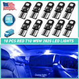 10x Canbus Blue Led Glove Dome Trunk Cargo Light Lamp Bu Oad