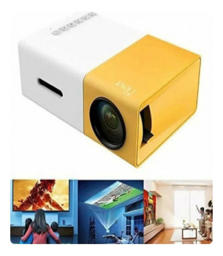 Mini Video Beam Proyector Yg 300 Led Usb