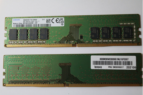 Memoria Ram De 8 Gb Ddr4, 2933 Udimm, Samsung Para Pc, Ws,