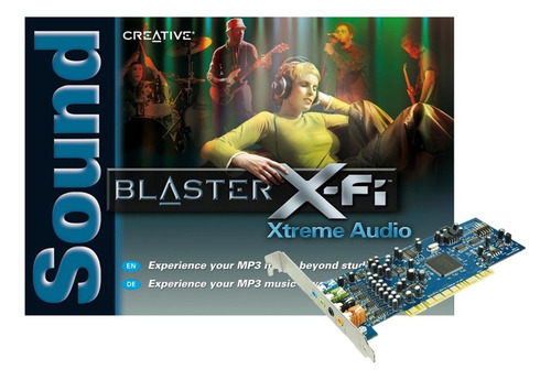 Placa De Sonido Sound Blaster X-fi Xtreme Audio Pci