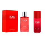 Perfume Boos Red 100ml + Desodorante 150ml Hombre Original