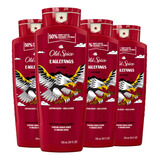 Old Spice Gel De Bano Para Hombres, Eaglefangs, Espuma De La