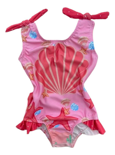 Roupa Bebê Body Maiô Menina Infantil Personagens Moda Praia