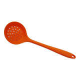 Escumadeira De Silicone Laranja 32 Cm S5113-lj