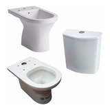 Combo Ferrum Varese Inodoro Largo + Deposito Dual + Bidet 3*