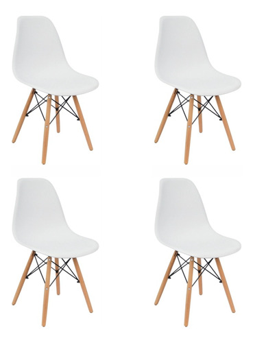 Cadeira De Jantar Charles Eames 4 Unidades