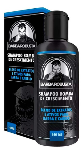 Shampoo Para Barba Limpeza E Fortalecimento Barba Robusta