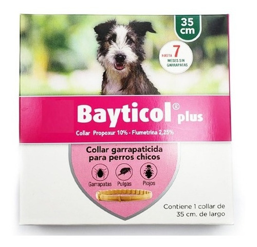 Collar Bayticol Bayer 35 Cms Antipulgas Y Garrapatas Pethome