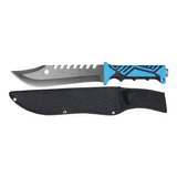 Cuchillo Tactico Monte Con Funda 9442 Azul